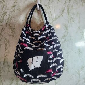 Wisconsin Badgers Cotton Shoulder Bag